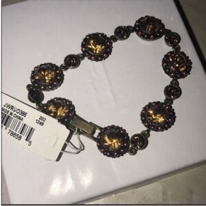 Elegant Gold and Black Bracelet